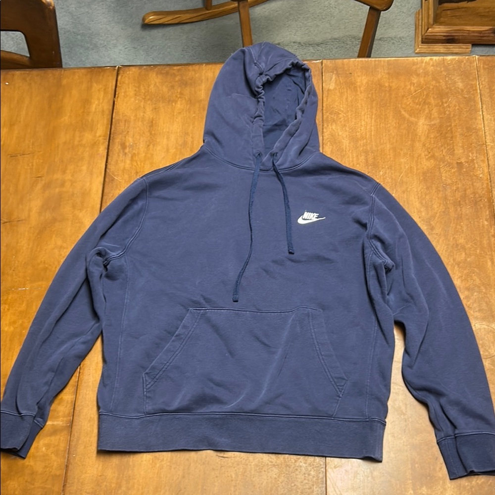 Nike Men's Blue Hoodie